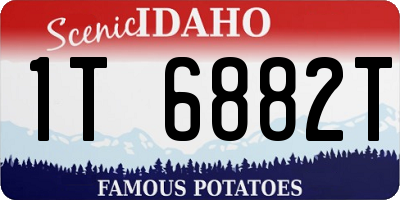 ID license plate 1T6882T
