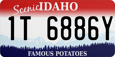 ID license plate 1T6886Y