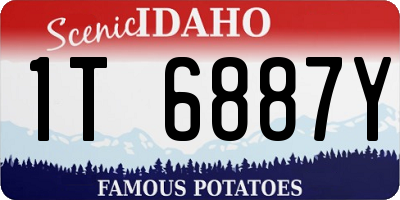 ID license plate 1T6887Y