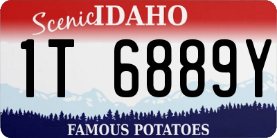 ID license plate 1T6889Y