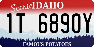 ID license plate 1T6890Y