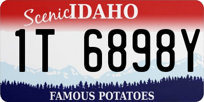 ID license plate 1T6898Y