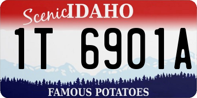 ID license plate 1T6901A