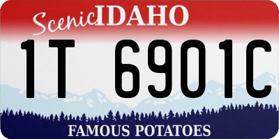 ID license plate 1T6901C