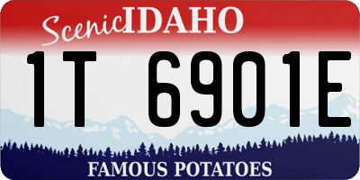 ID license plate 1T6901E