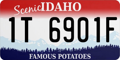 ID license plate 1T6901F