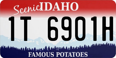 ID license plate 1T6901H