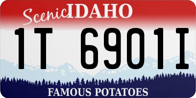 ID license plate 1T6901I