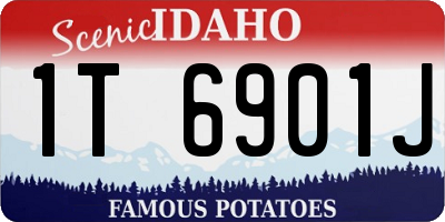 ID license plate 1T6901J