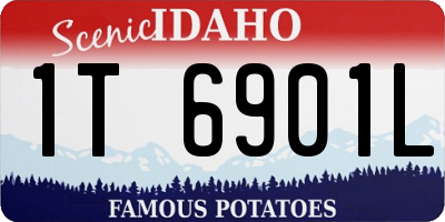ID license plate 1T6901L
