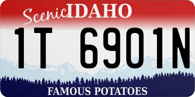 ID license plate 1T6901N
