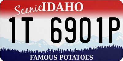 ID license plate 1T6901P