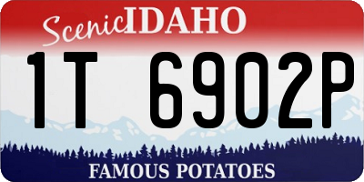 ID license plate 1T6902P