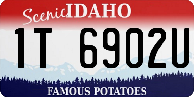 ID license plate 1T6902U