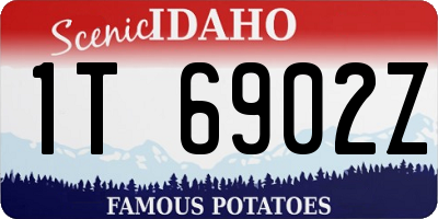 ID license plate 1T6902Z