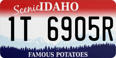 ID license plate 1T6905R