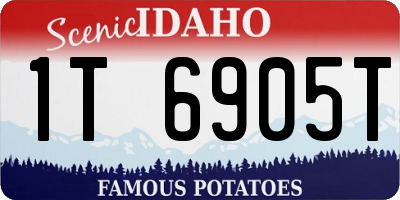 ID license plate 1T6905T