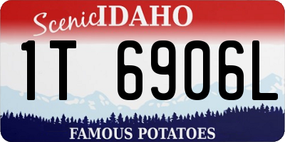 ID license plate 1T6906L