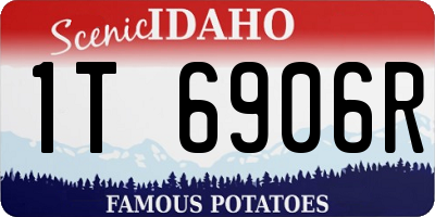 ID license plate 1T6906R