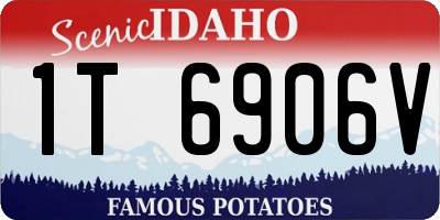 ID license plate 1T6906V
