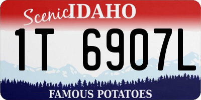 ID license plate 1T6907L