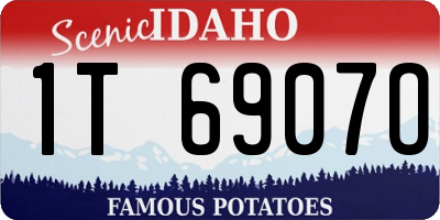 ID license plate 1T6907O