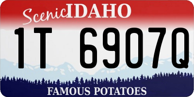 ID license plate 1T6907Q
