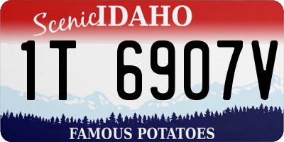 ID license plate 1T6907V