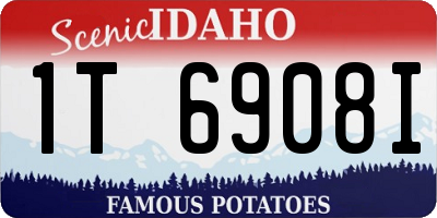 ID license plate 1T6908I