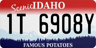 ID license plate 1T6908Y