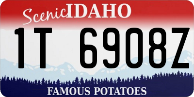 ID license plate 1T6908Z