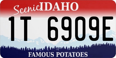 ID license plate 1T6909E