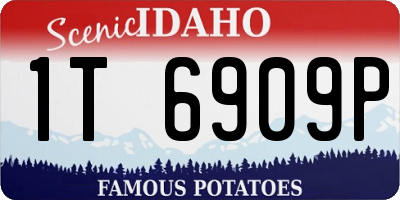 ID license plate 1T6909P