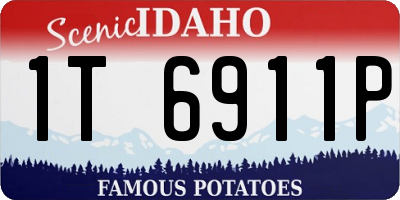 ID license plate 1T6911P