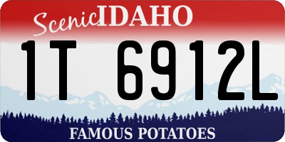 ID license plate 1T6912L