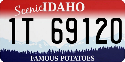 ID license plate 1T6912O