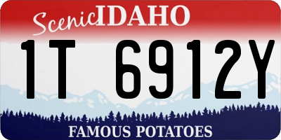 ID license plate 1T6912Y
