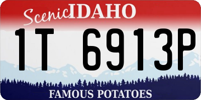 ID license plate 1T6913P