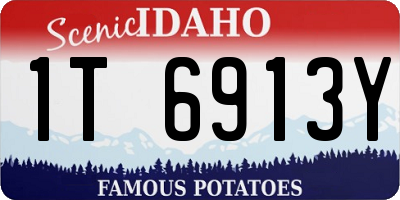 ID license plate 1T6913Y