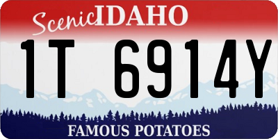 ID license plate 1T6914Y