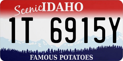 ID license plate 1T6915Y