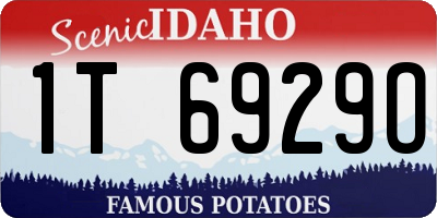 ID license plate 1T6929O
