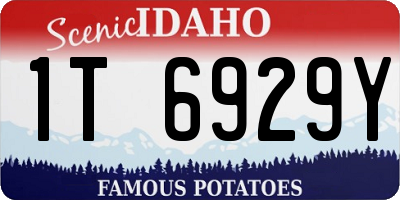 ID license plate 1T6929Y