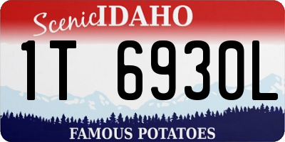 ID license plate 1T6930L