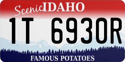 ID license plate 1T6930R
