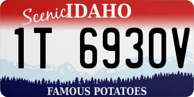 ID license plate 1T6930V