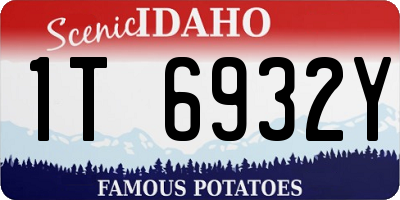 ID license plate 1T6932Y