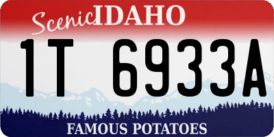 ID license plate 1T6933A