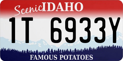 ID license plate 1T6933Y