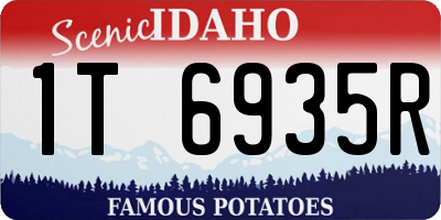 ID license plate 1T6935R